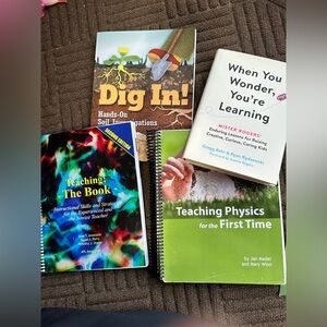 Teacher science book lot of 4 books science instruction
